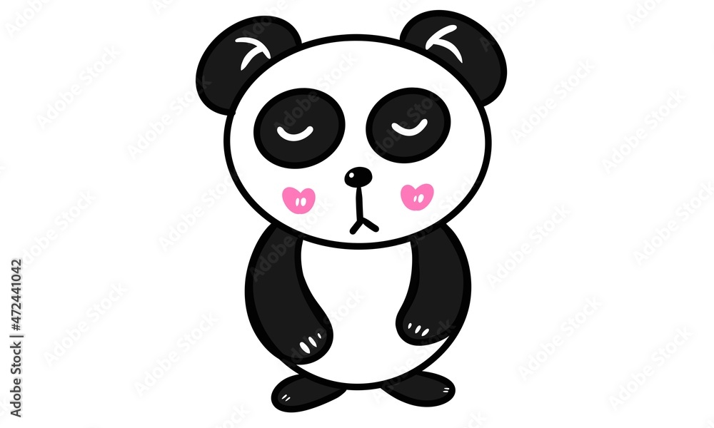 Fototapeta premium Cute Panda 