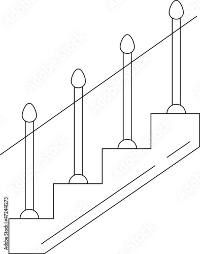furniture icons stairs and steps
