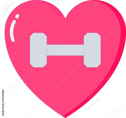 healthy life icons heart  and life