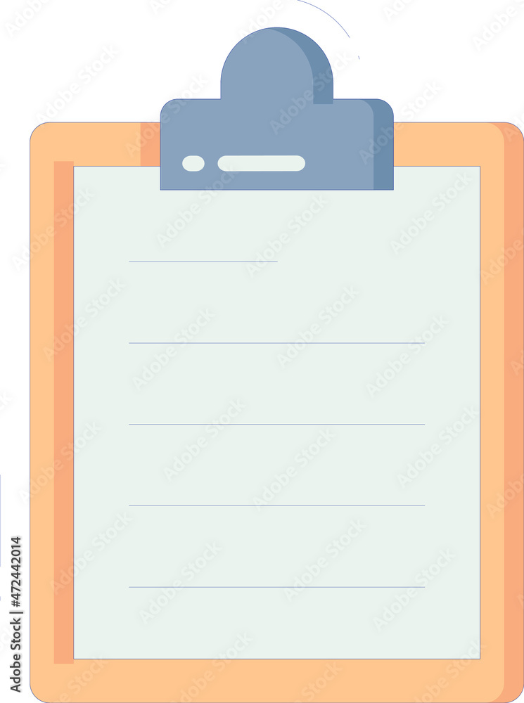 healthy life icons clipboard and paper