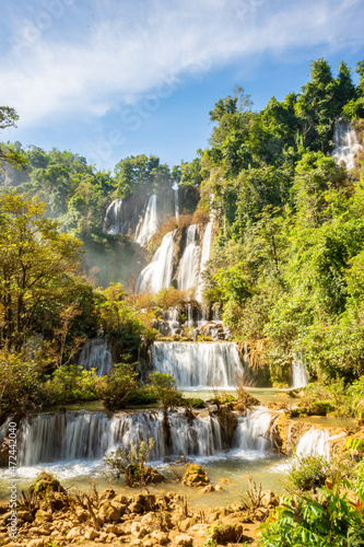 Tee Lor Su waterfall in Thailand.