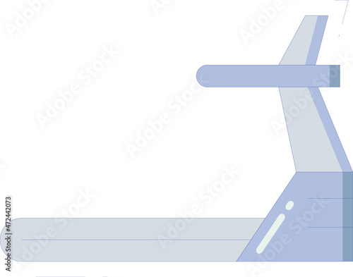 healthy life icons treadmill and walk