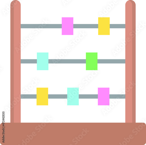 finance icons abacus and maths