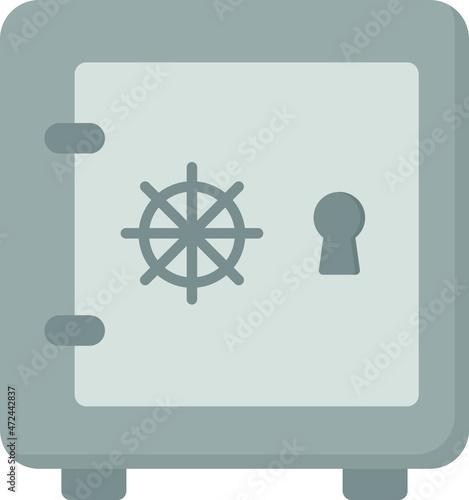 finance icons locker and safe box