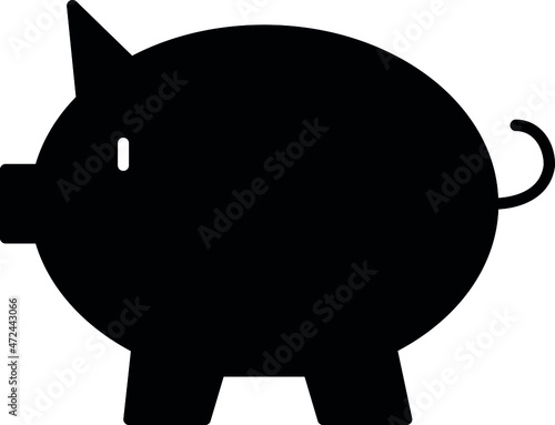 finance icons piggy bank and saving