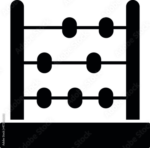 finance icons abacus and maths
