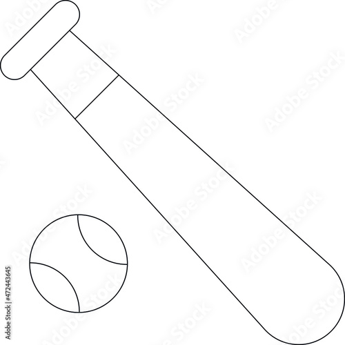 fitness and health icons ball and bat