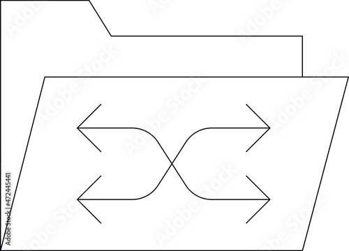 data management icons sharing and data