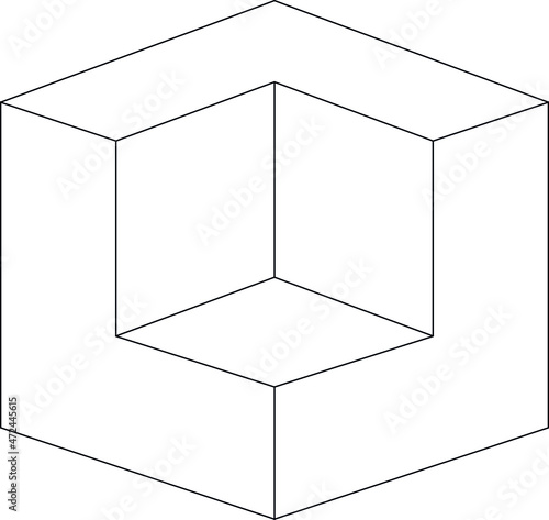 data analytics icons cube and block