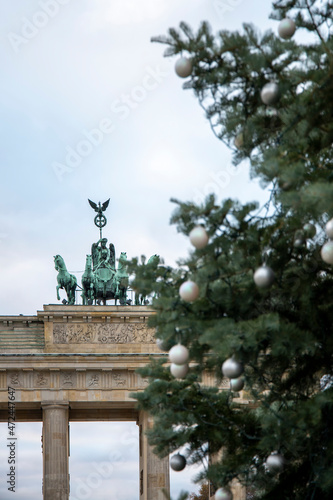 Weihnachtsbaum am Brandenburger Tor