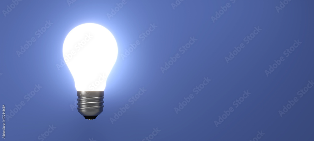 old classic light bulb in front of background - 3D Illustration old classic light bulb in front of background - 3D Illustration