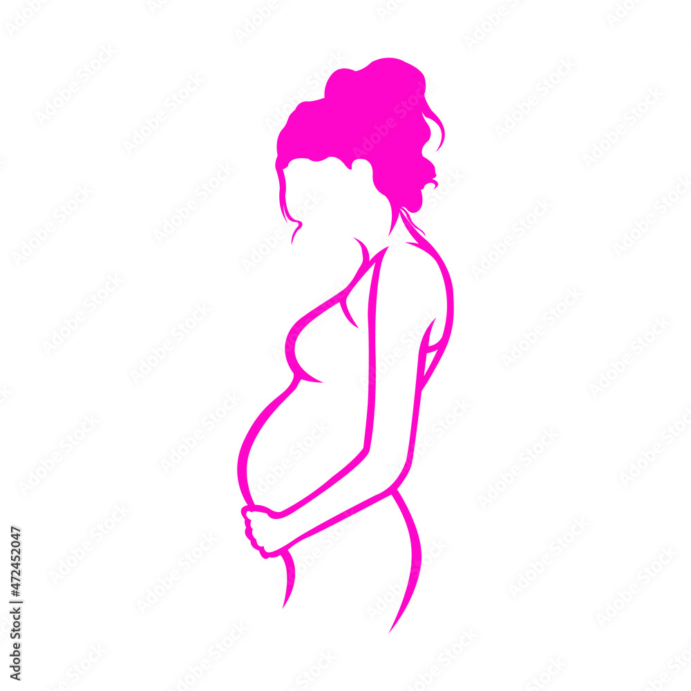 pregnant woman logo