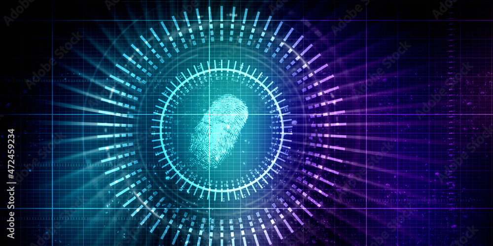 Fingerprint Scanning Technology Concept 2d Illustration
Fingerprint Scanning Technology Concept 2d Illustration