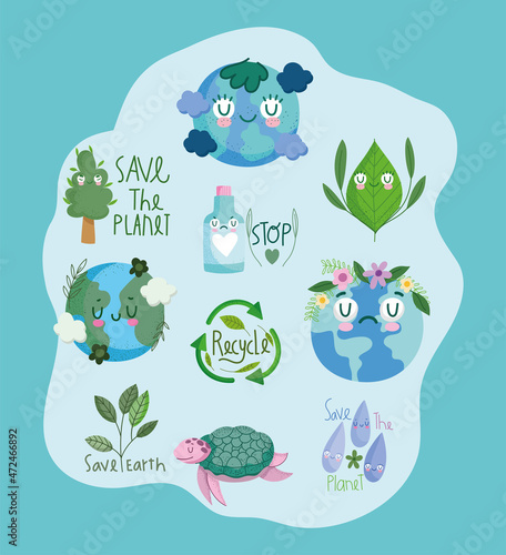 save the planet concept