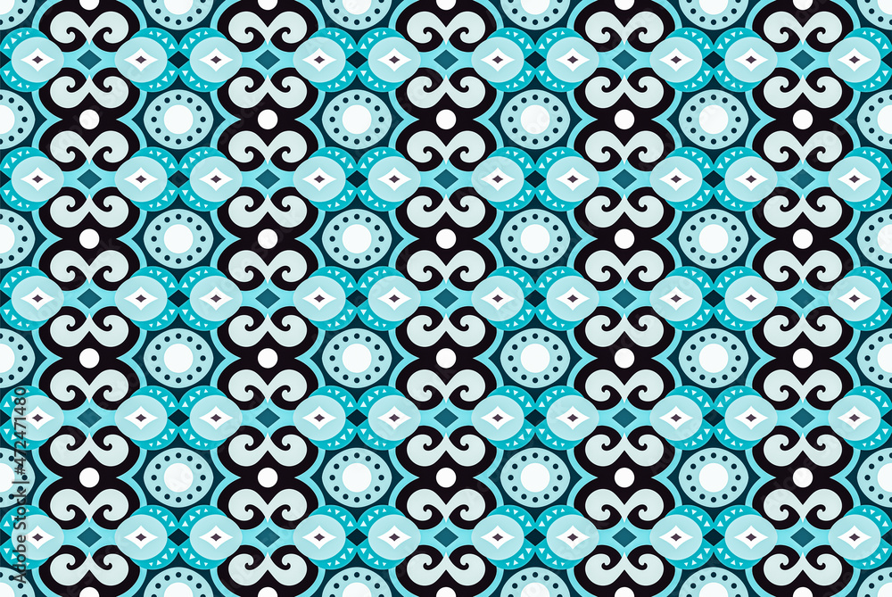 Abstract geometric seamless pattern wallpaper