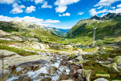 Gotthardpass Windkraftanlage