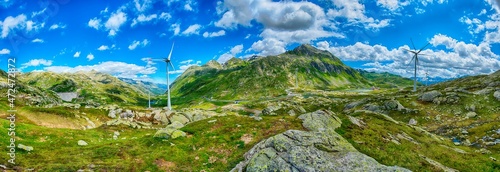 Gotthardpass Windkraftanlage