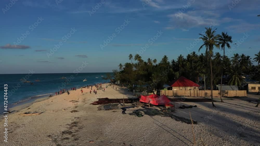 Zanzibar. Beach resort in the Indian Ocean.