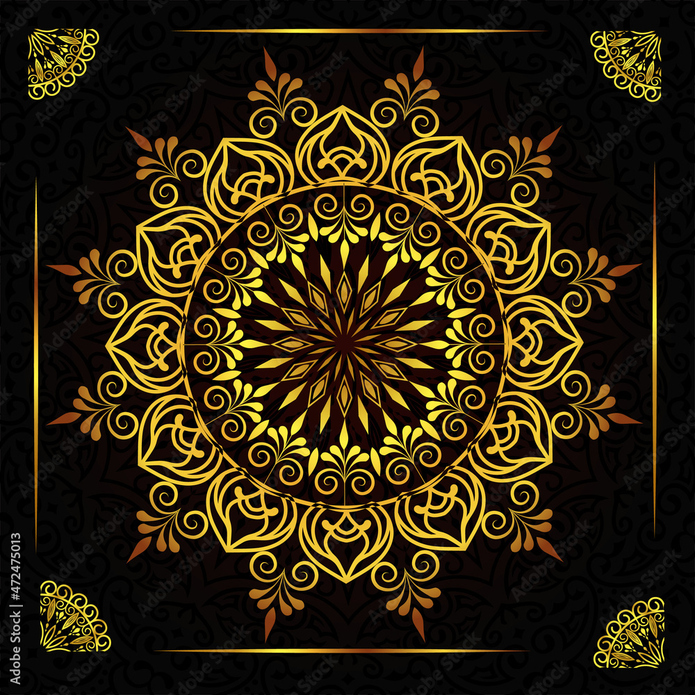 Luxury mandala background design Luxury mandala background design