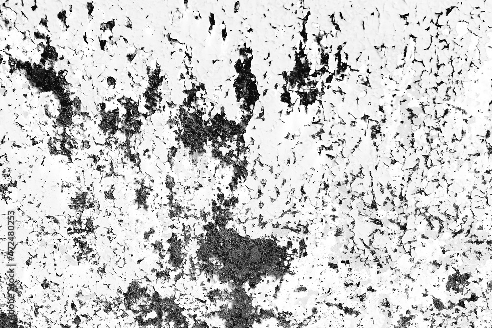 Fototapeta premium Metal texture with scratches and cracks which can be used as a background