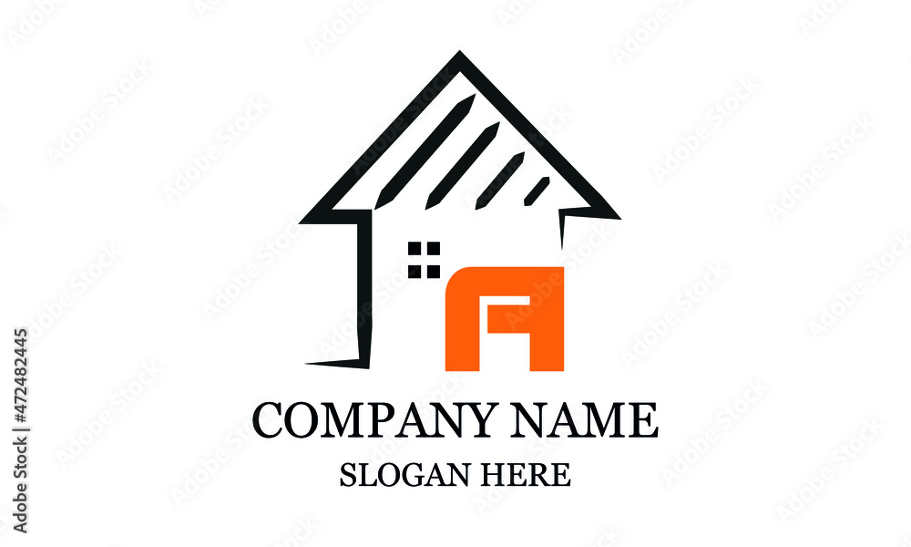 Architecture logo design, vector design template of construction company brand, real estate sign with letter A. Architecture logo design, vector design template of construction company brand, real estate sign with letter A.