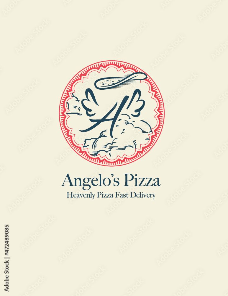Pizza delivery logo