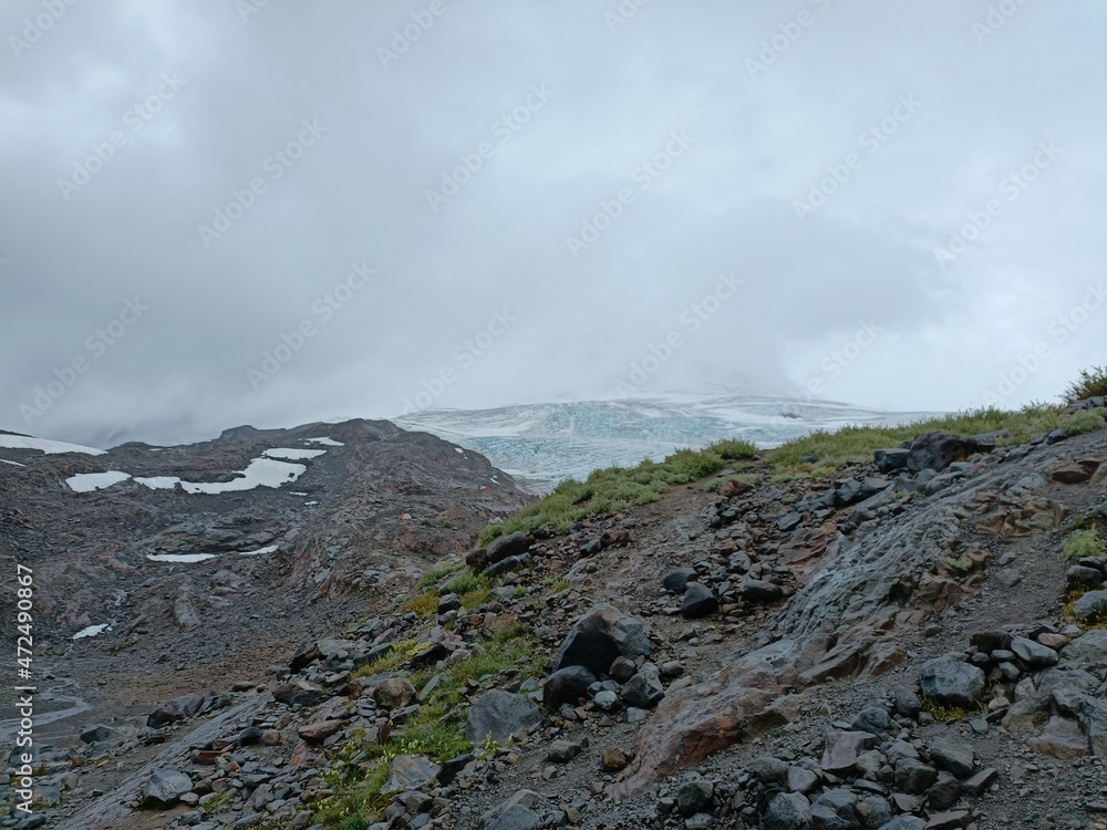 View of Mount Baker climb