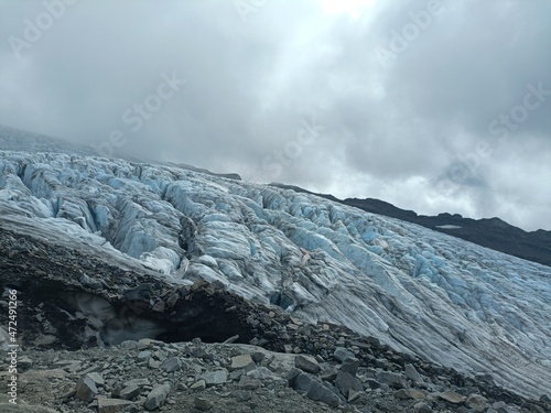 Canvas Print View of Mount Baker climb