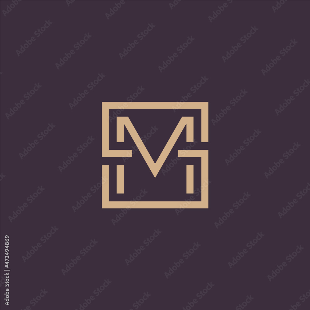 SM monogram template. SM monogram template.
