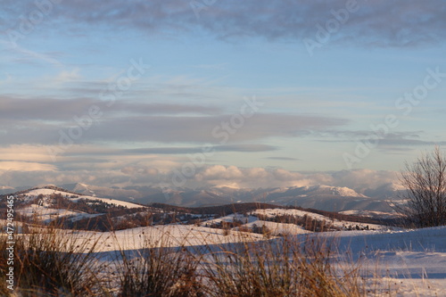 landscape with snow © hulbar