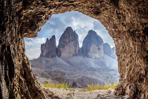 Photos Tre Cime di Lavaredo, view from Monte Paterno, Italy