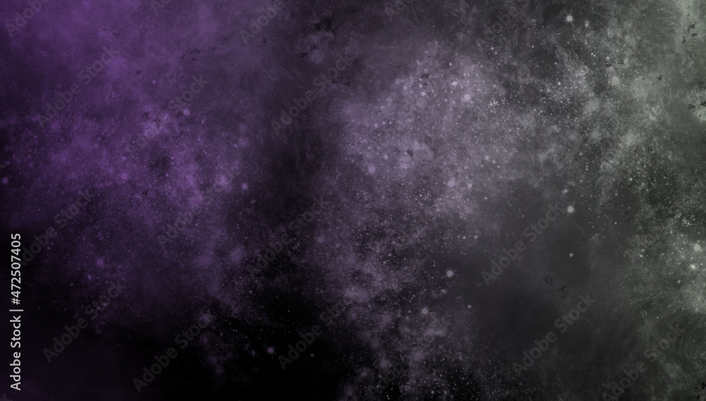 abstract space, colorful nebula, stars and sky