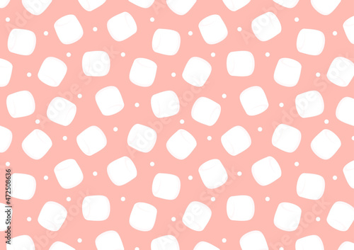 Marshmallow pattern wallpaper. background. marshmallow vector.