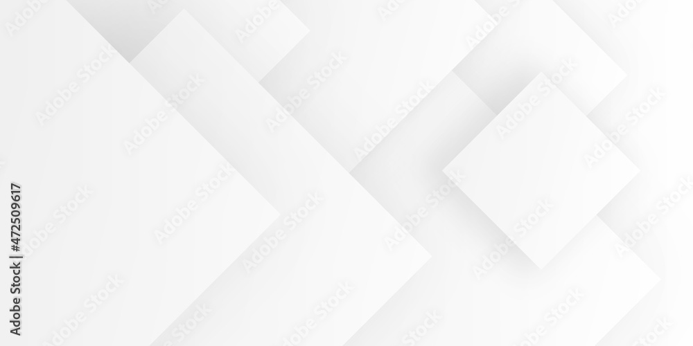 Obraz premium Abstract Modern Background with Square Element and Silver White Gradient Color