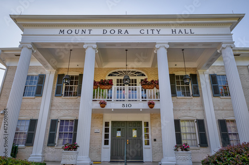 Downtown Mount Dora City Hall in Central Florida photo