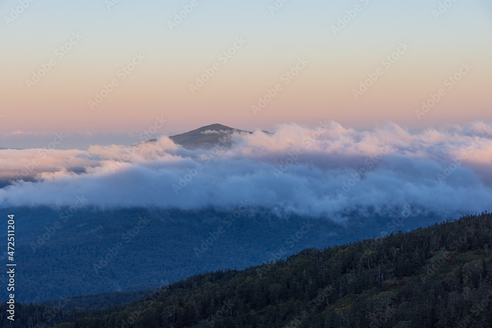 Fototapeta premium Towada Hachimantai National Park in Autumn
