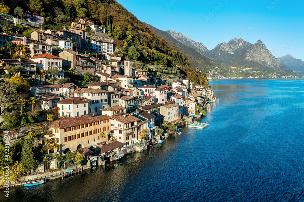 Gandria village on Lago Lugano lake, Switzerland