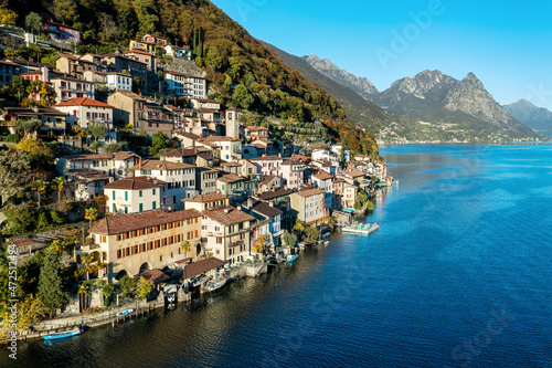 Gandria village on Lago Lugano lake  Switzerland