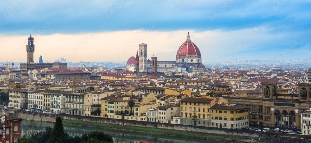 Florence city cityscape, Tuscany, Italy