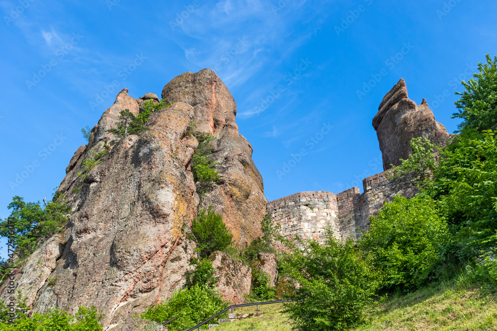 Ruins of Medieval Belogradchik Fortress known as Kaleto, Bulgaria Ruins of Medieval Belogradchik Fortress known as Kaleto, Bulgaria