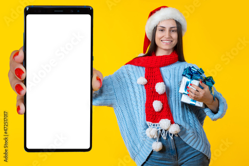 Christmas mobile offer. Hap...