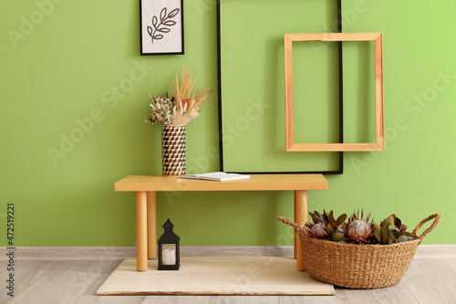 Interior of stylish room wi...
