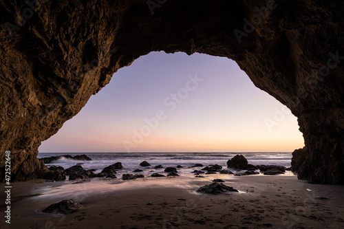 sunset sea cave © Orlando