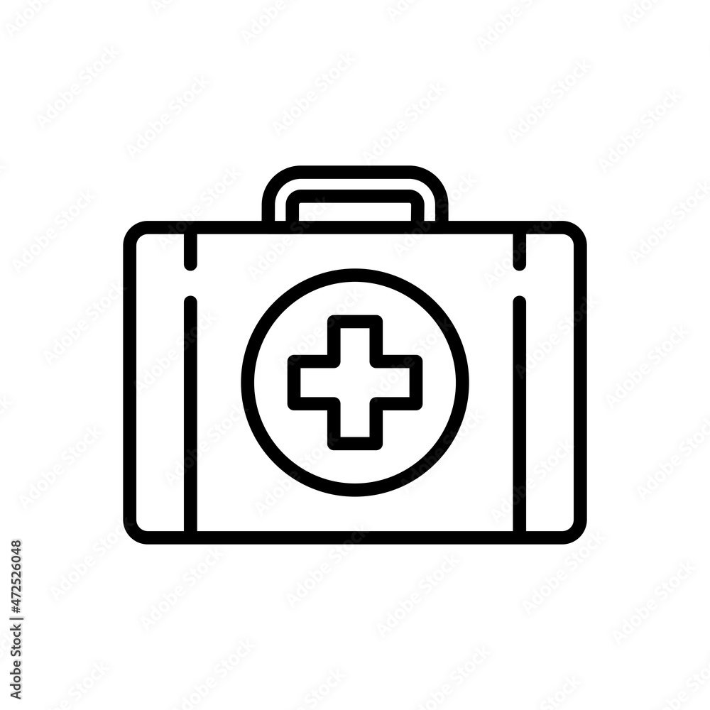 First aid box icon vector illustration First aid box icon vector illustration
