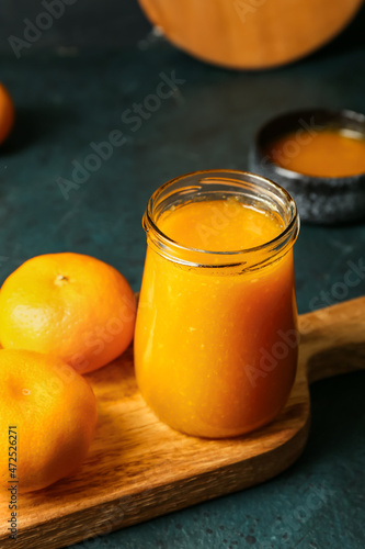 Fresh homemade orange curd ...