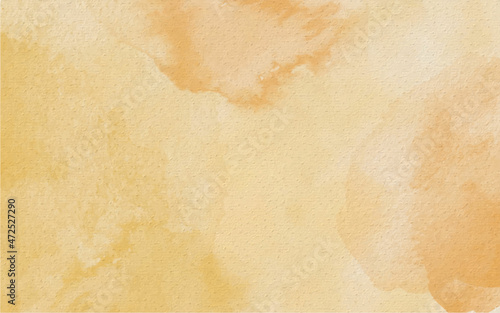 Watercolor white yellow color Background Illustration