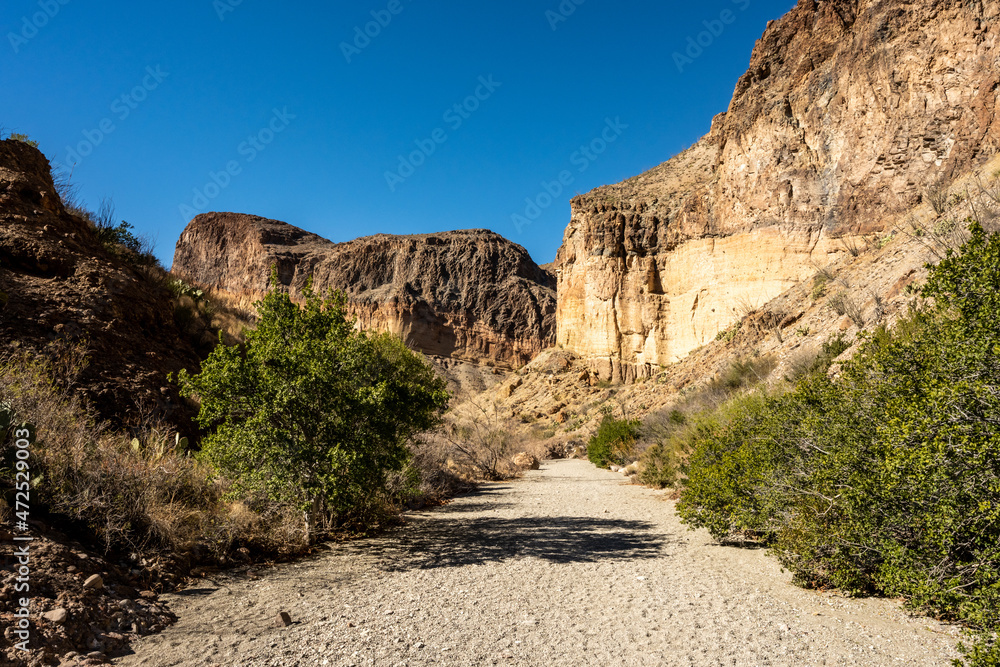 Wide Sandy Trail Leaving Upper Burro Mesa Pouroff Wide Sandy Trail Leaving Upper Burro Mesa Pouroff