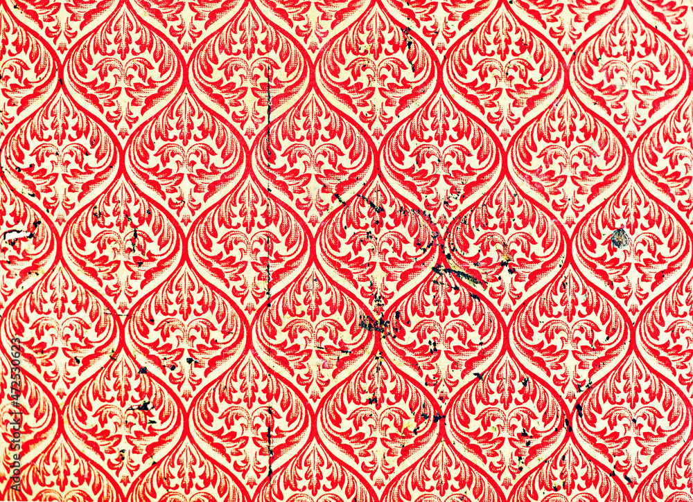 Red asian pattern background wallpaper Red asian pattern background wallpaper
