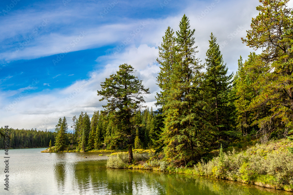 Johnson lake in Banff