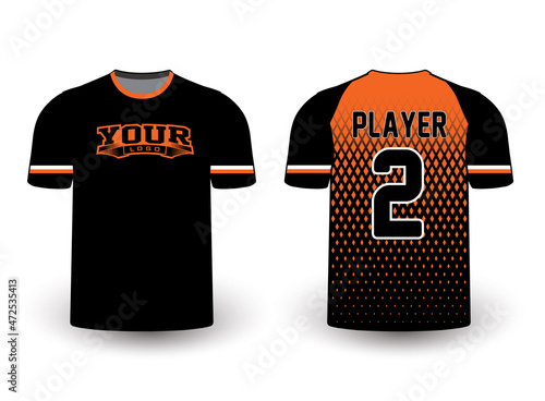 Sports gear template mockup perfect fit for all sports. The designs that go on casual wear, shirts, fashions apparel, and all kinds of team uniform
